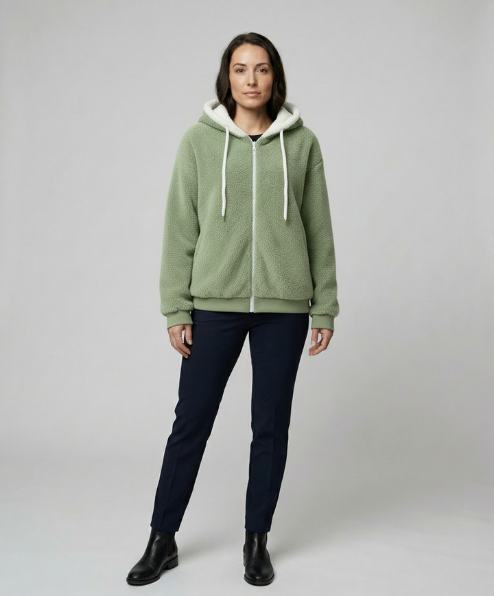 Extra warmer Teddy Kapuzenpullover