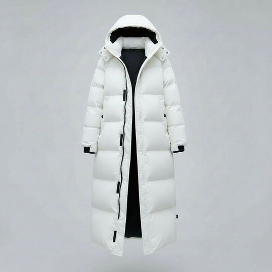 Winddichte Lange Winterjacke Damen