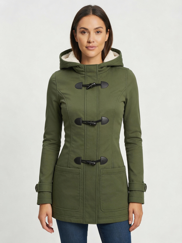 Gefütterte Damen Winterjacke Warm