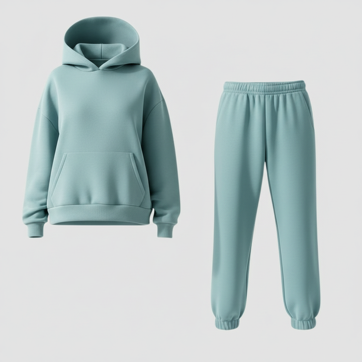 Jogging Set Damen Komfort Weiches Set Loungewear