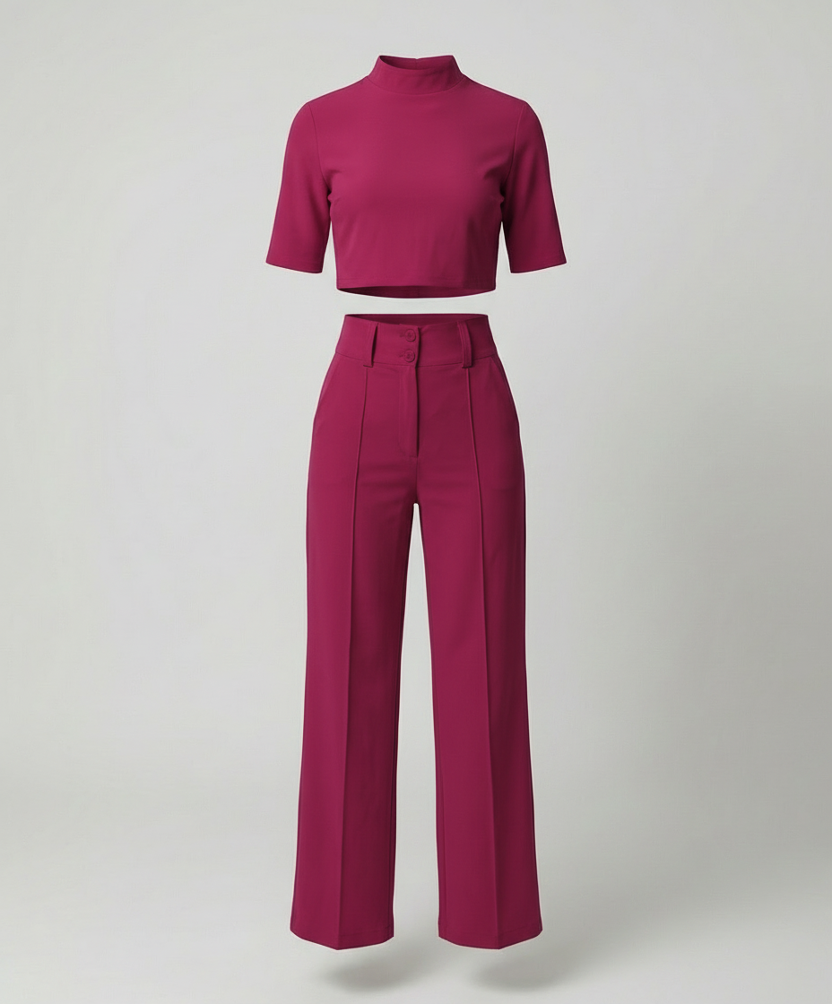 Nord Taschen | Eleganz Tailliertes Herbst-Hosenset für Stilvolle Looks