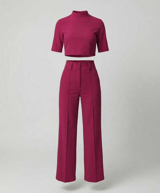 Nord Taschen | Eleganz Tailliertes Herbst-Hosenset für Stilvolle Looks