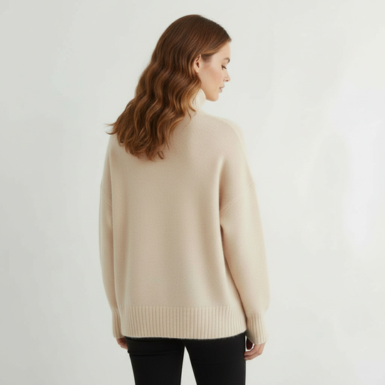 Rollkragenpullover Damen Komfort