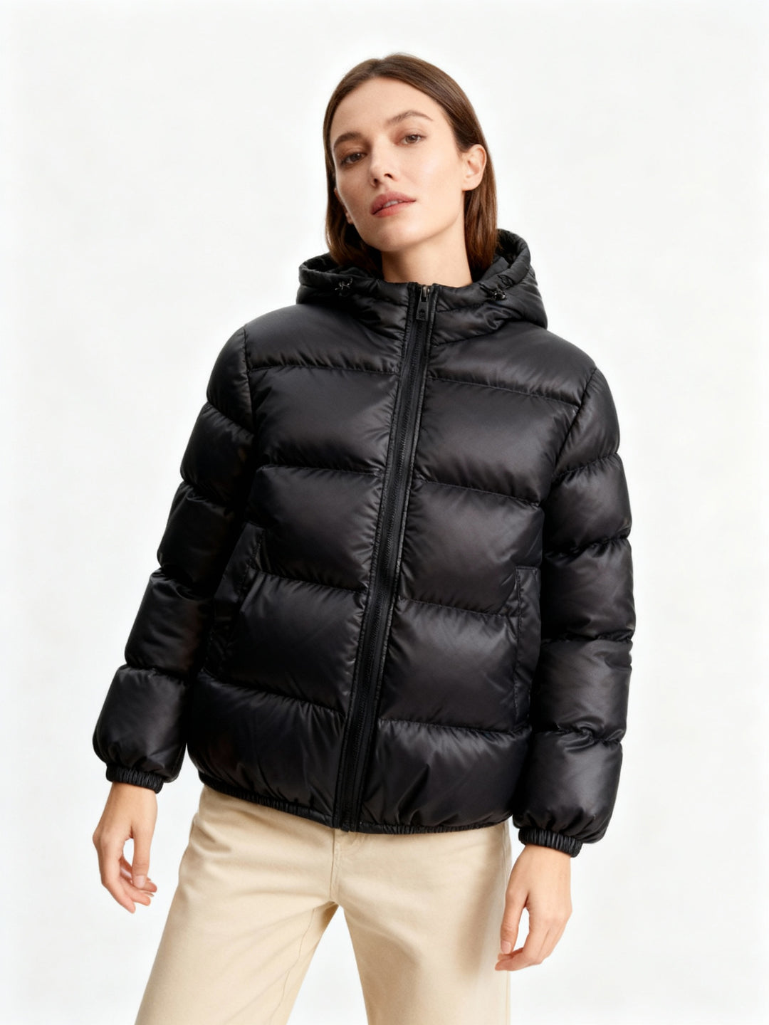 Herren Daunen Steppjacke mit Wärmender Füllung & Wintertauglichem Design | Fudus