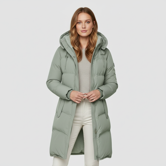 Luxuriöse Isolierte Jacke Damen Komfort Warme Jacke Baumwolle | Heidi-Mode
