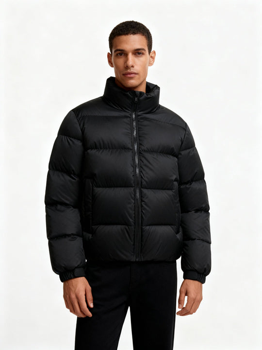 Herren Pufferjacke aus Entenfedern mit Wärme & Kapuze | Nord Taschen