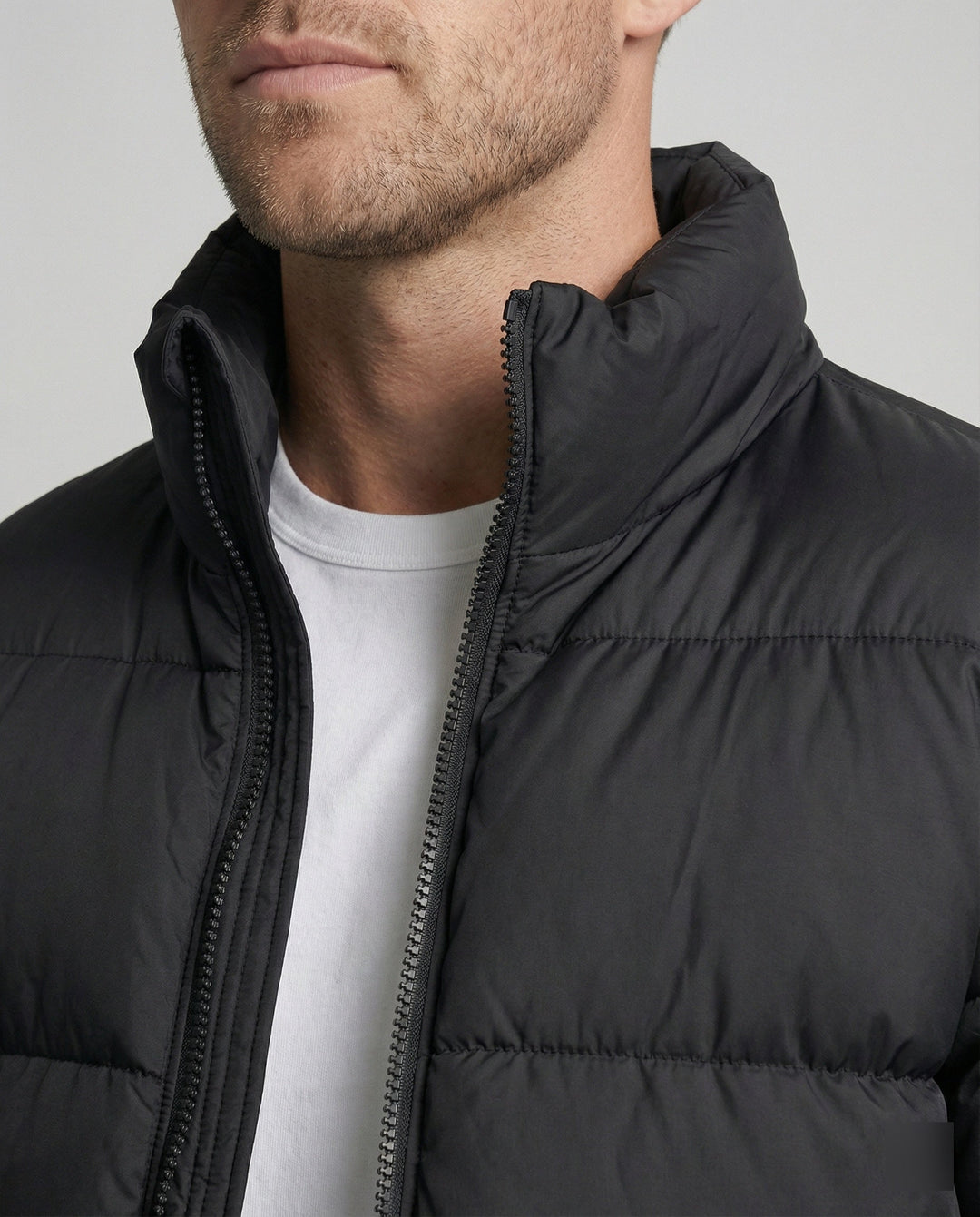 Herren Pufferjacke aus Entenfedern mit Wärme & Kapuze | Nord Taschen