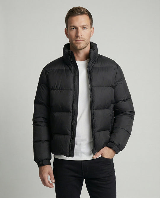 Herren Pufferjacke aus Entenfedern mit Wärme & Kapuze | Nord Taschen