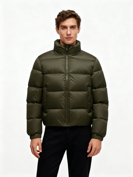 Herren Pufferjacke aus Entenfedern mit Wärme & Kapuze | Nord Taschen