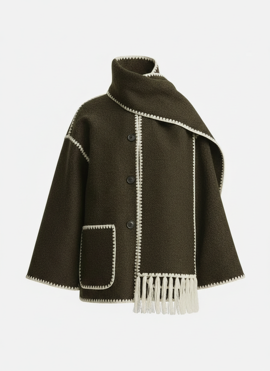 Elegante Schaljacke Damen Warm