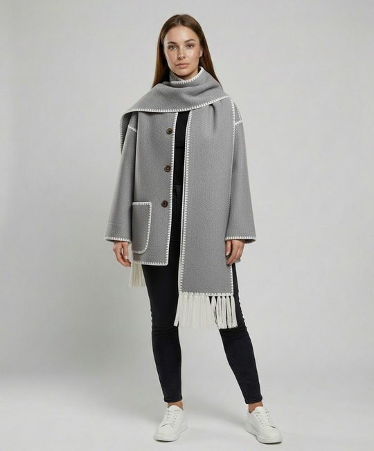 Elegante Schaljacke Damen Warm