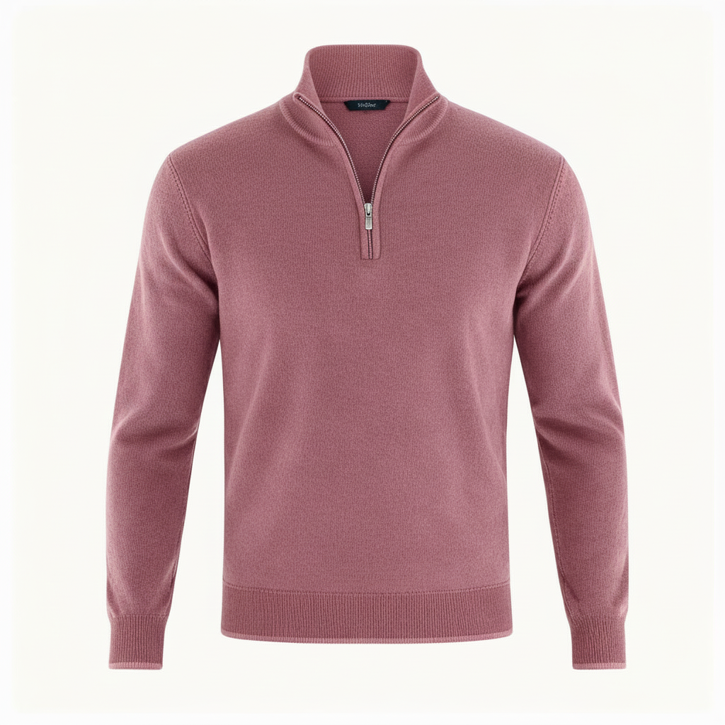Eleganter Merino Komfort Pullover Damen Reißverschluss Moderne Strickware | Nord Taschen