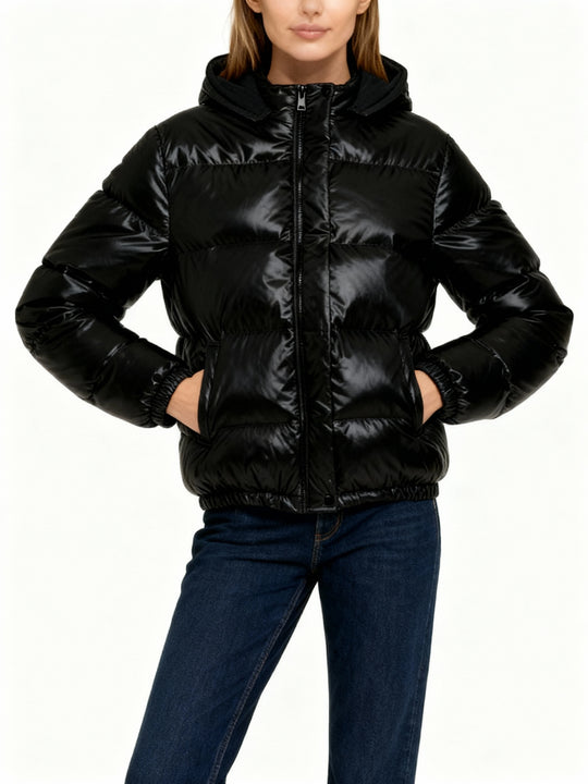 Damen Steppjacke mit Glänzend & Leicht | Fudus