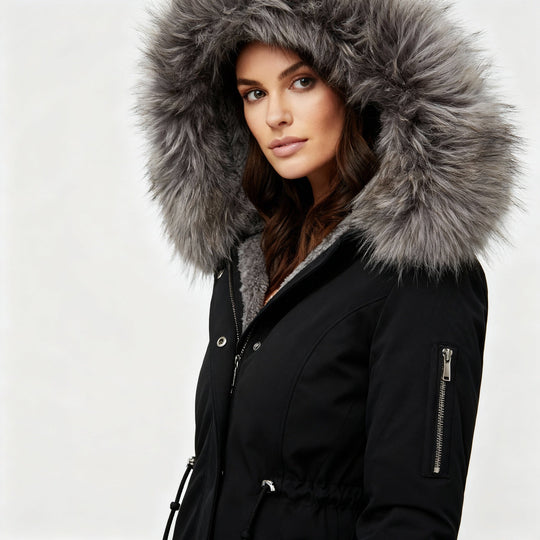 Wärmster Wintermantel Eleganz Halley Damen