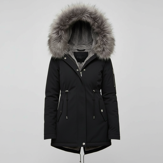 Wärmster Wintermantel Eleganz Halley Damen