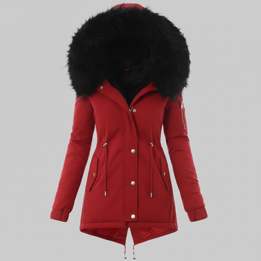 Wärmster Wintermantel Eleganz Halley Damen