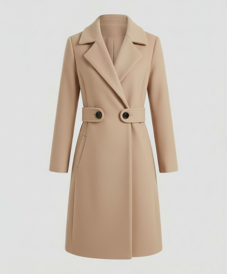 Slim Wollmantel Damen Winter