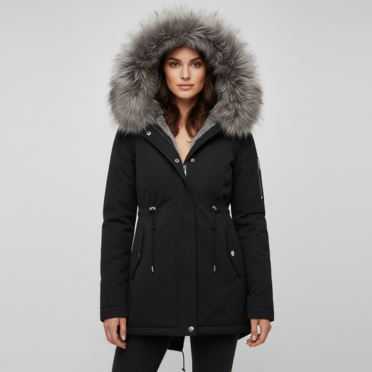 Wärmster Wintermantel Eleganz Halley Damen