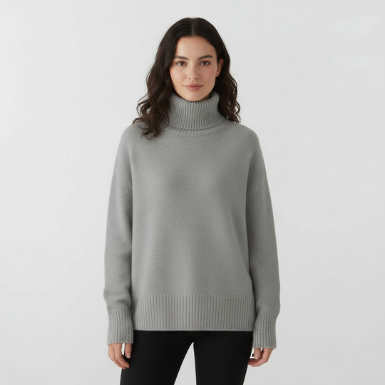 Eleganter Kaschmir Rollkragenpullover