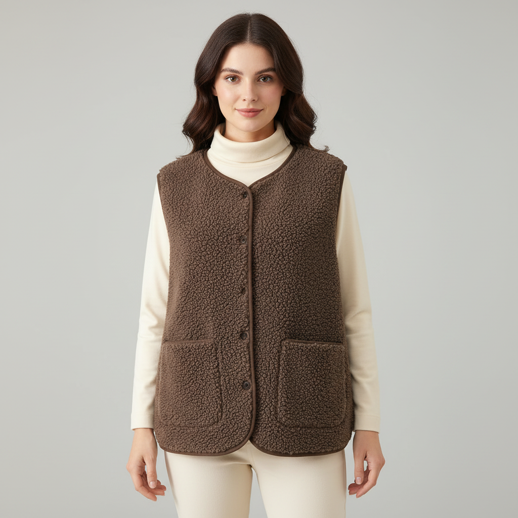 Winter Warme Elegante Fleece Weste Damen | Nord Taschen