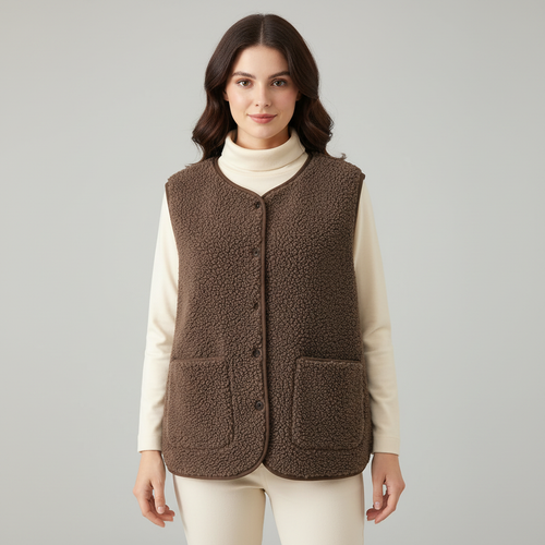 Winter Warme Elegante Fleece Weste Damen | Nord Taschen