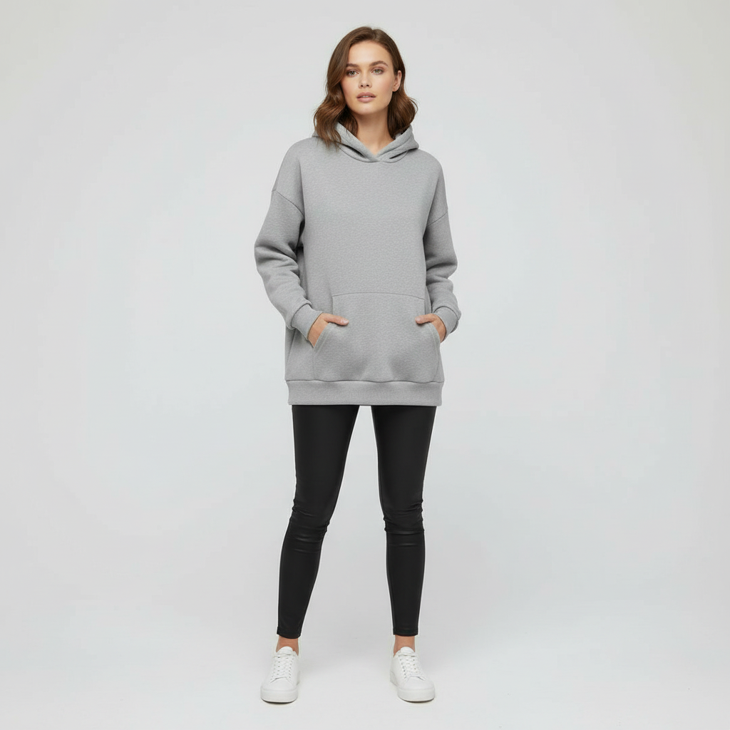 Langärmeliger Hoodie Komfortabel und Modern
