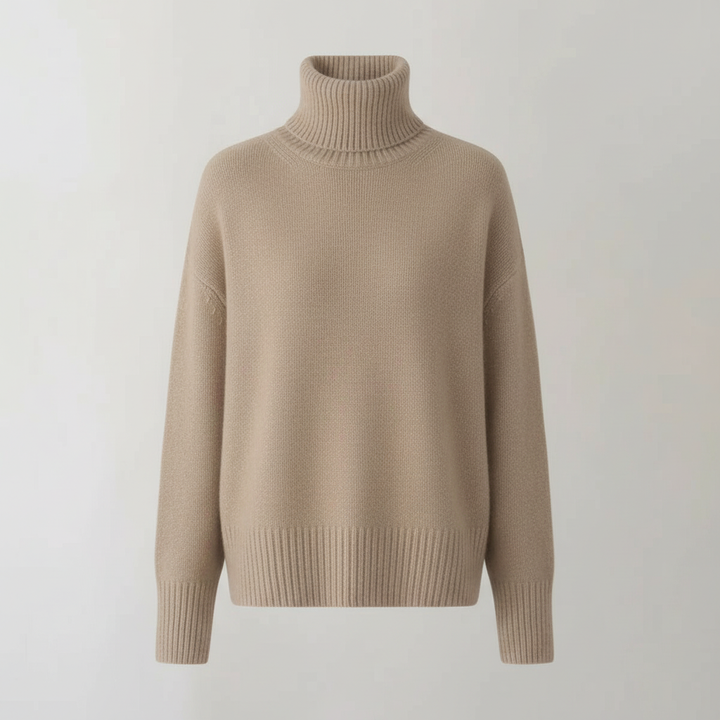 Damen Kaschmir Rollkragenpullover