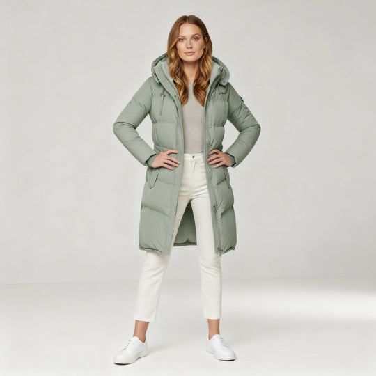 Luxuriöse Isolierte Jacke Damen Komfort Warme Jacke Baumwolle | Heidi-Mode