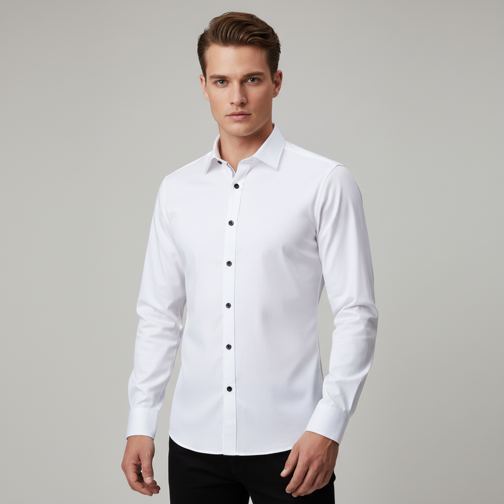 Bügelfreies Stretch Hemd Herren Slim Fit | Nord Taschen