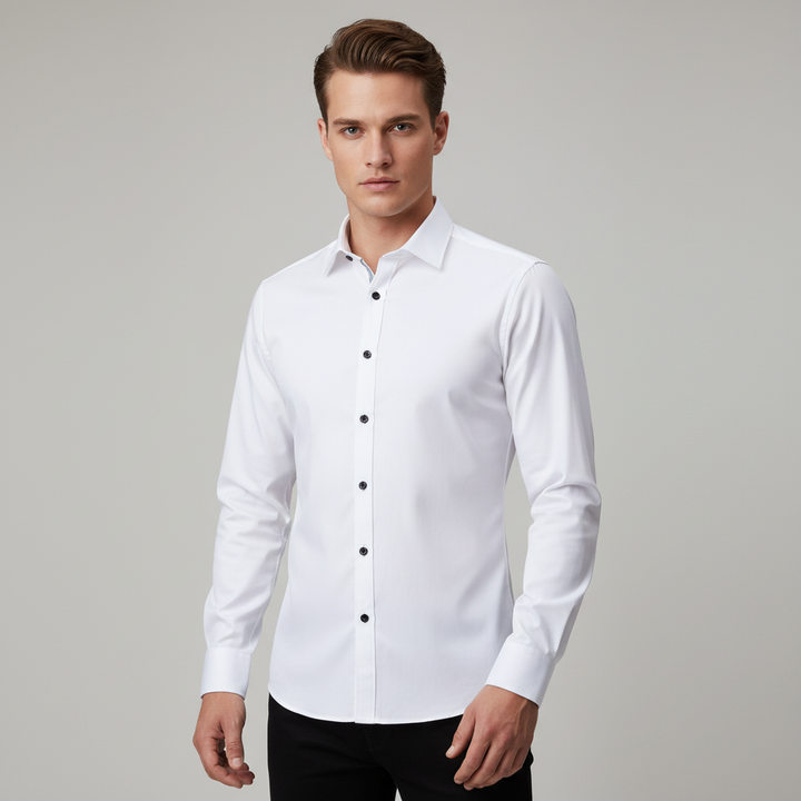 Bügelfreies Stretch Hemd Herren Slim Fit | Nord Taschen