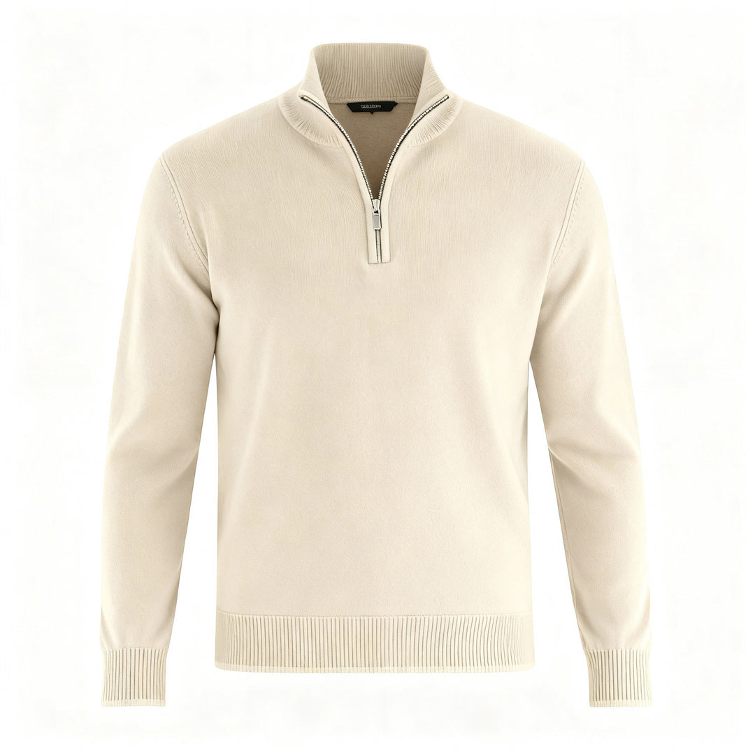Eleganter Merino Komfort Pullover Damen Reißverschluss Moderne Strickware | Nord Taschen