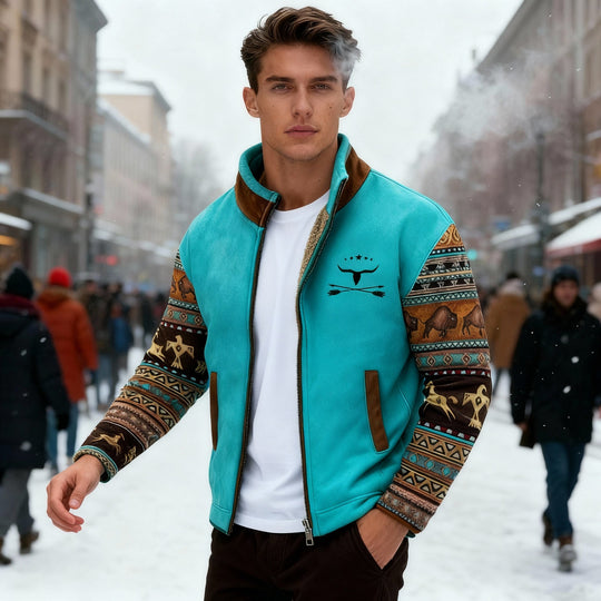 Merino-Fleecejacke Herren Leicht Warm Avellé