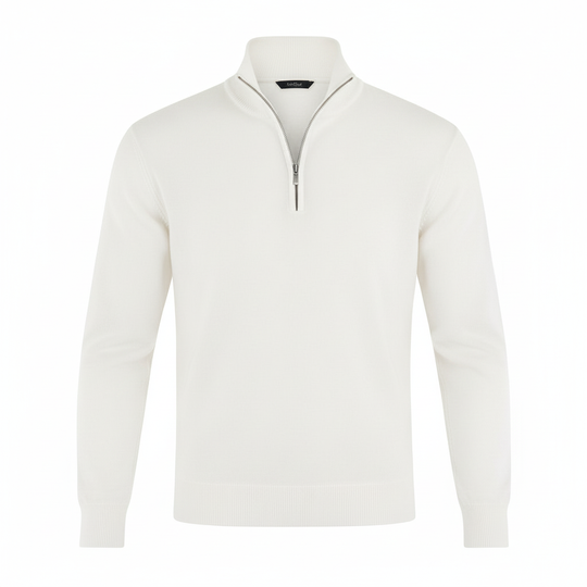 Eleganter Merino Komfort Pullover Damen Reißverschluss Moderne Strickware | Nord Taschen