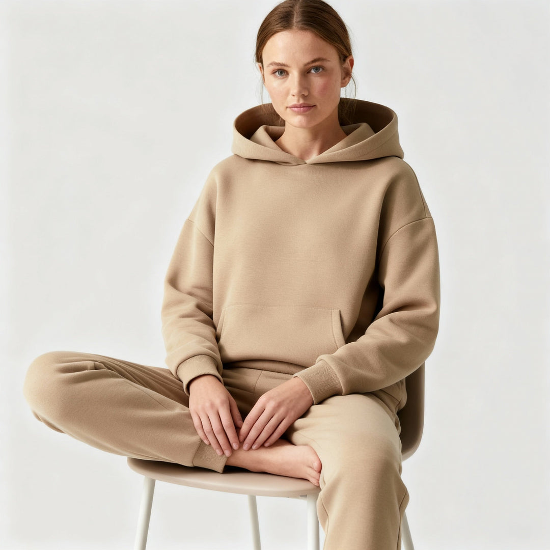 Jogging Set Damen Komfort Weiches Set Loungewear
