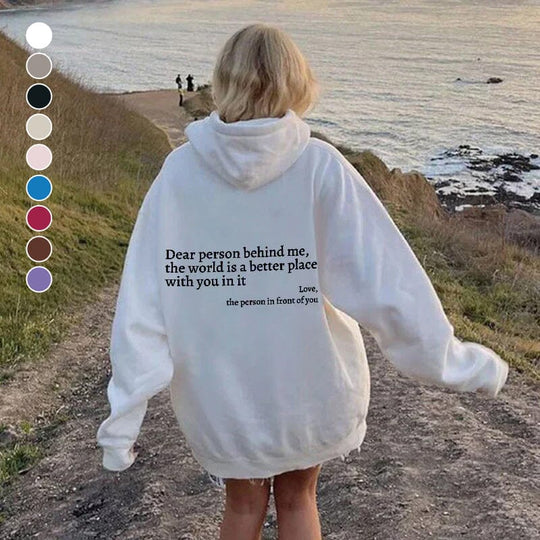 "Dear Person Behind Me" Hoodie Avellé