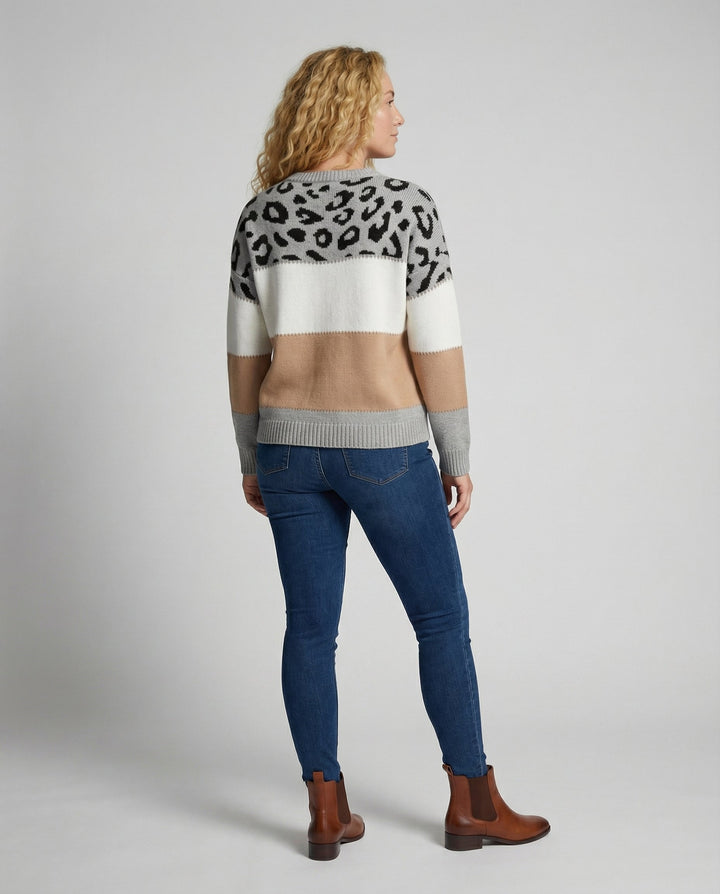 Trendiger Damen Pullover Druck