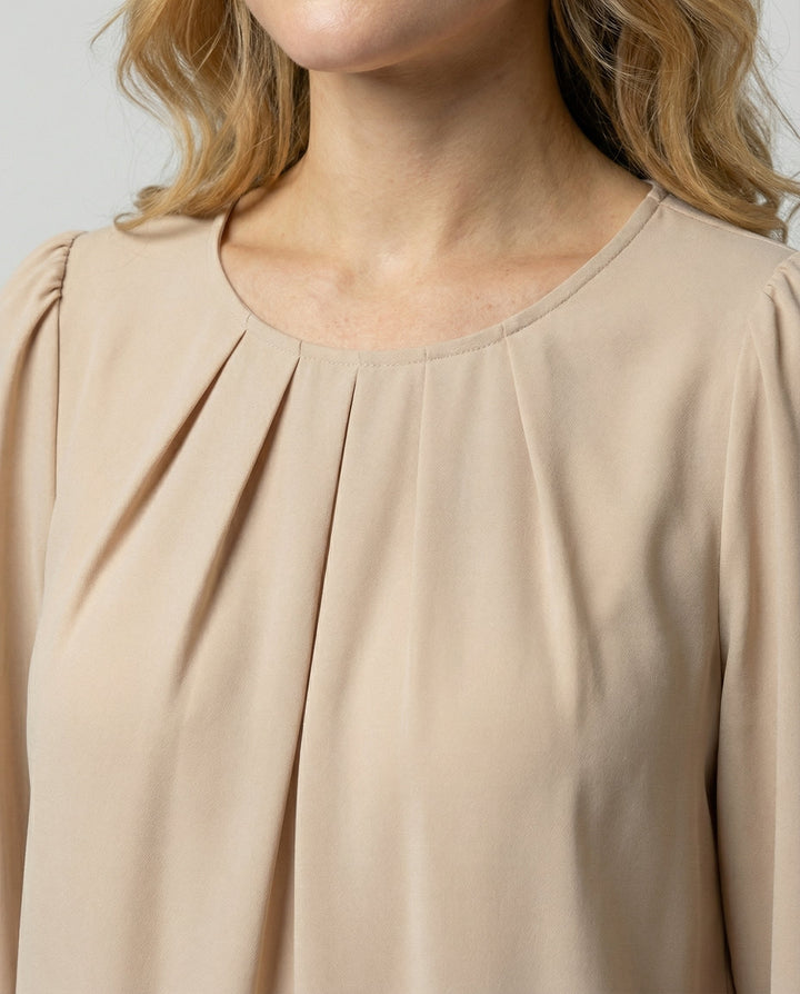Elegante Satin Bluse Damen