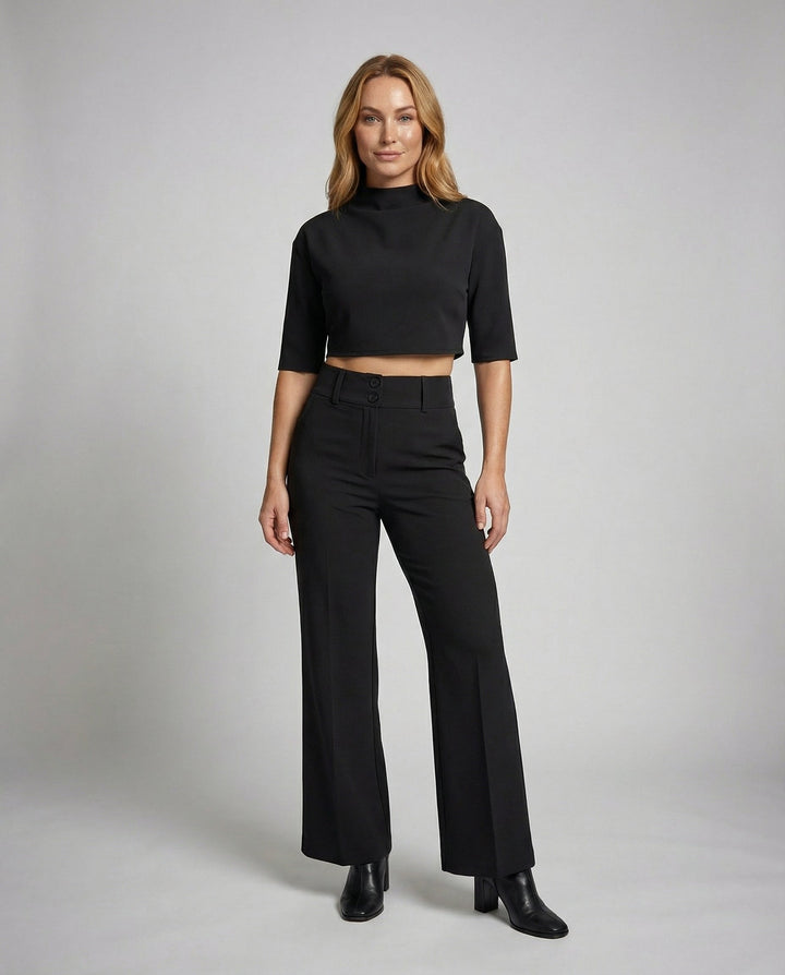 Tailliertes Herbst Hosenset Damen