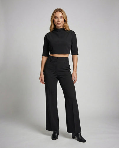 Tailliertes Herbst Hosenset Damen | Heidi-Mode