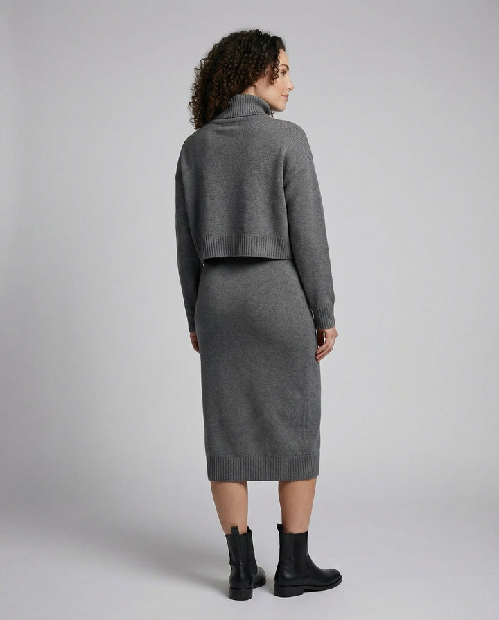 Elegantes Jersey Midikleid Damen