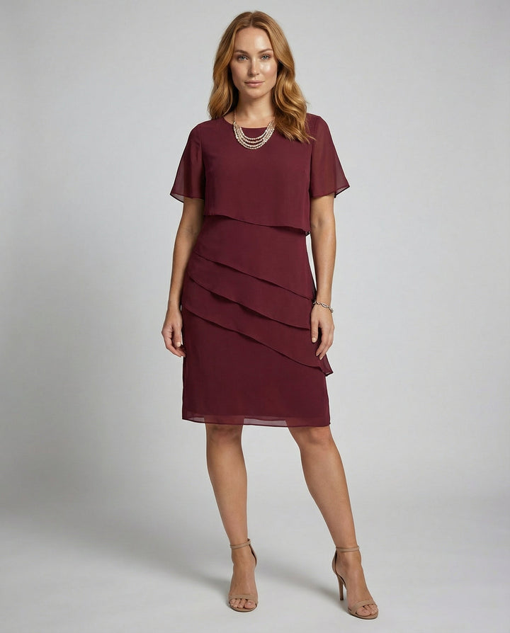 Elegantes Figurformendes Damenkleid