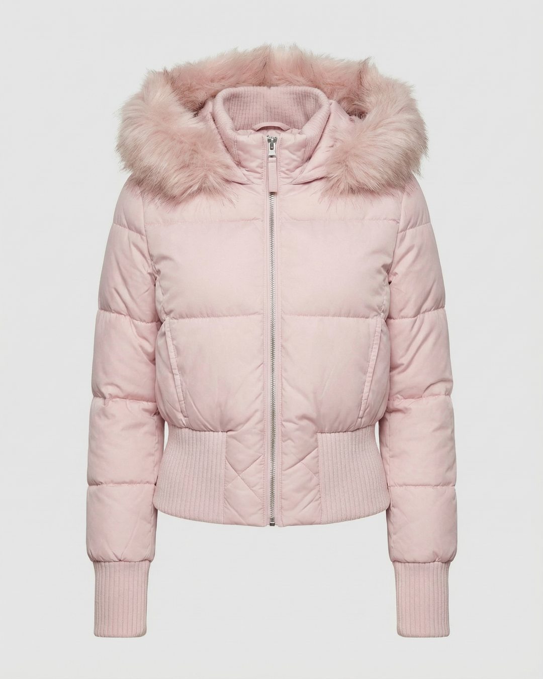 Cropped Gefütterte Winterjacke Avellé