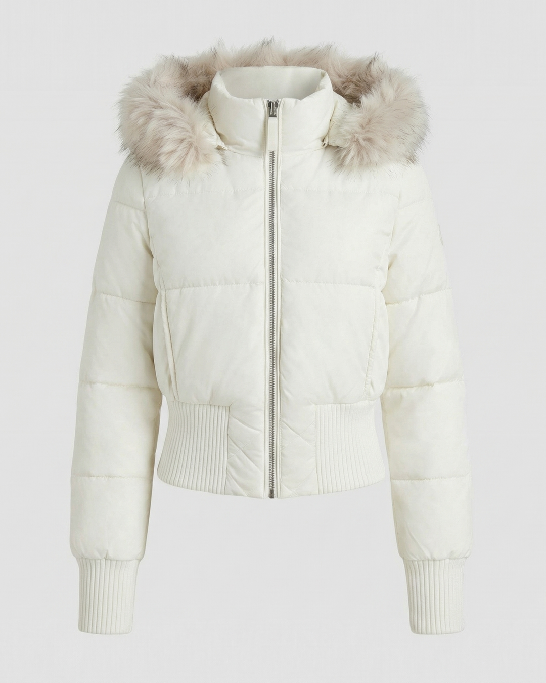 Cropped Gefütterte Winterjacke Avellé