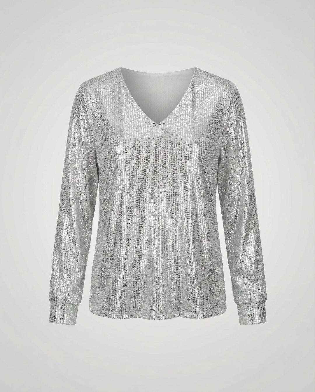 Glitzer Pailletten Top Damen