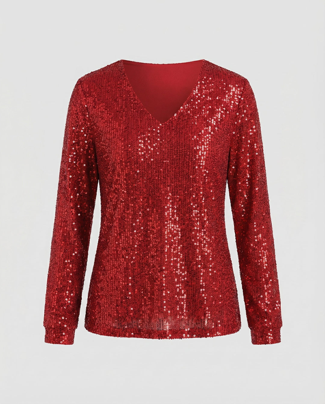 Glitzer Pailletten Top Damen