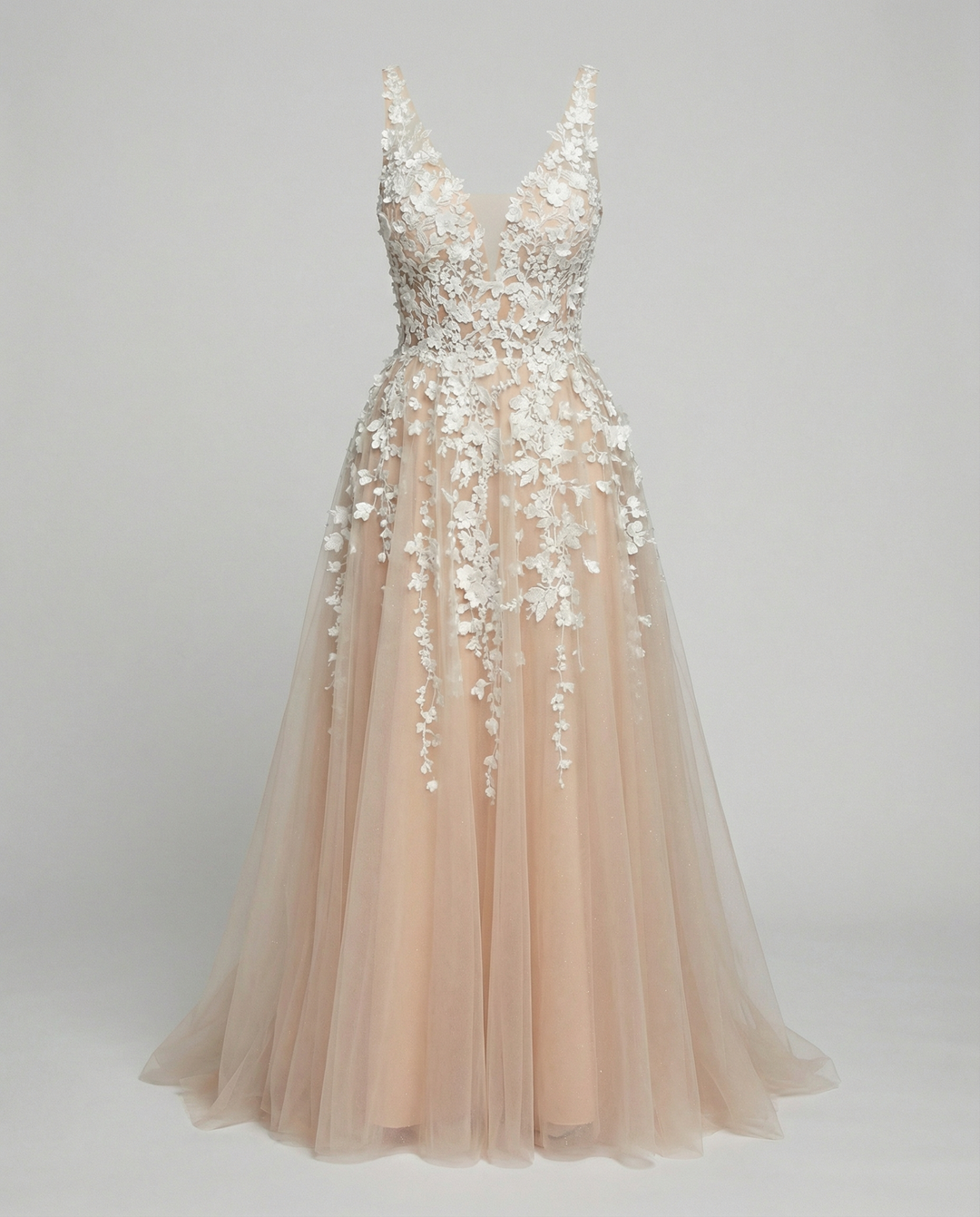 Elegantes A Linie Brautkleid