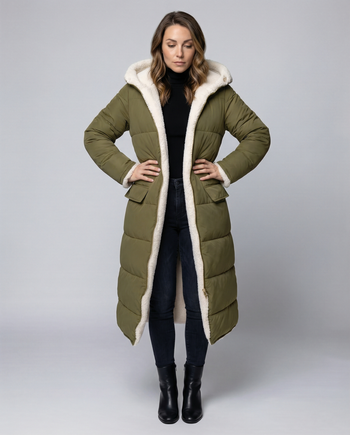 Wendbare Damen Winterjacke