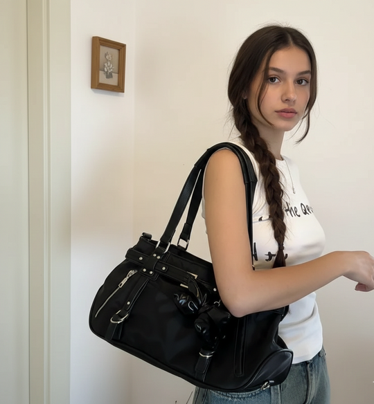 Nord Taschen | Street Style Tote Bag Underarm Single Shoulder Yoga Commute Large Capacity Fitness Crossbody Bag Sweet Cool Trendy