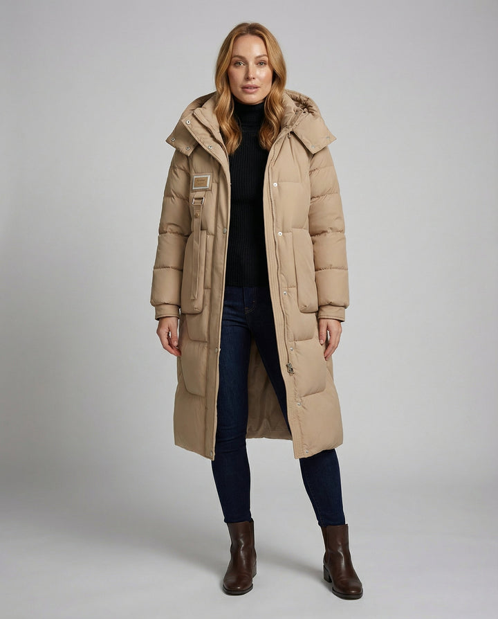 Wintermantel Damen Kapuze