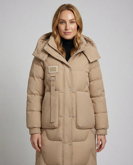 Wintermantel Damen Kapuze
